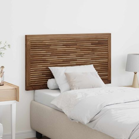 vidaXL Testiera del letto Naturale Legno di teak solido