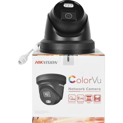 Caméra IP, Résolution 8MP, Technologie de Lumière Hybride Intelligente, 8MP Noir, 2.8mm (1/2)