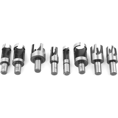 8 Pièces Foret à Cheville Bois Conique Griffe 6mm 10mm 13mm 16mm Outil de Coupe Menuiserie (1/5)