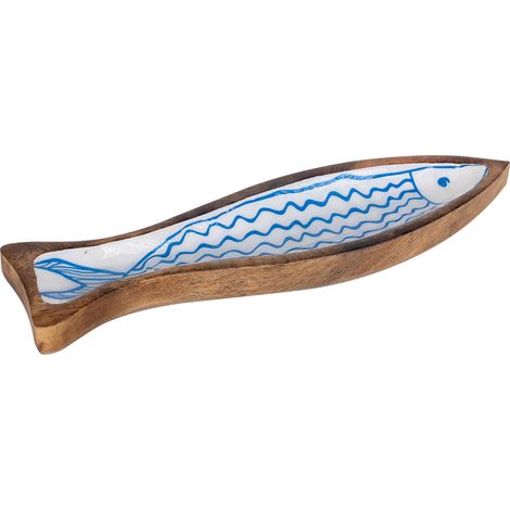 Signes Grimalt Bandeja De Decoración Cocina Bandeja Pez Cajas Y Bandejas Azul 8x30x3cm 32853 (1/2)