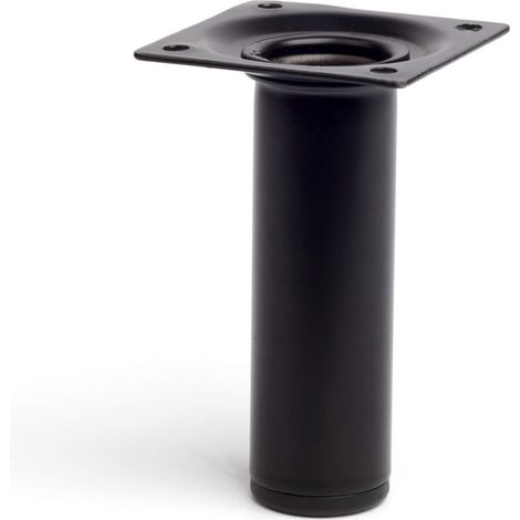 Pata cilíndrica de acero en Color Negro mod. 401g. ø3x10cm 2-401g.100.03 REI (1/4)