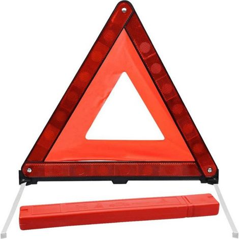 Triangle De Signalisation pour Voiture, Trépied d'avertissement Réfléchissant Pliable, Adapté pour l'assistance Routière,Accidents (1/5)