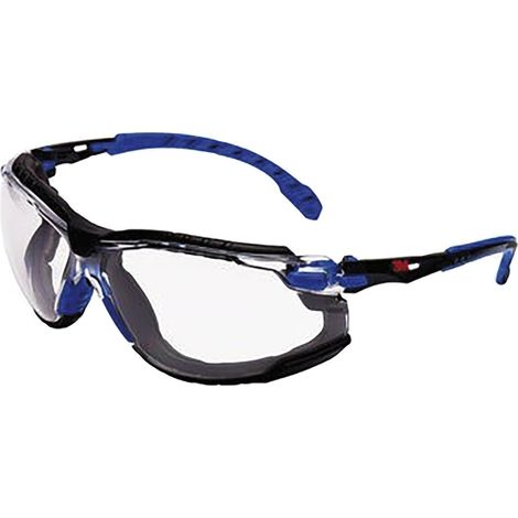 Solus s1101skt gafas de seguridad, antiniebla, lente transparente, Azul/marco negro (1/5)