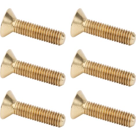 Vis à tête fraisée hexagonale creuse, lot de 50, cuivre pur, quincaillerie plate, M5 x 20 mm, visserie premium (1/5)