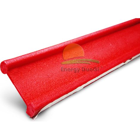 Giunto di dilatazione PE base autodesiva per pannello liscio e bugnato H=90 mm L=2MT