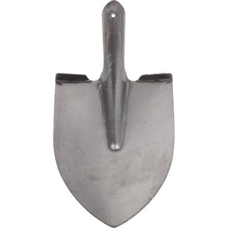 Pelle Pointue en Acier Manganèse Argenté, Finition Sablée, Multifonctionnelle pour Jardinage et Augmentation Capacité du Sol, Dimensions 28,5x20,5x15 Cm (1/5)