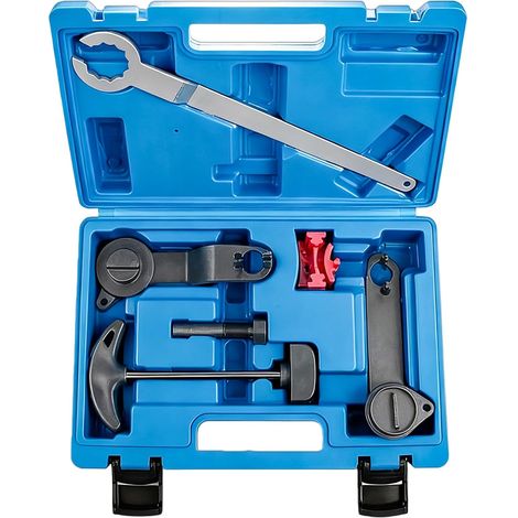 Kit d'outils pour courroie de distribution - Outil de réglage du moteur compatible avec VAG(EA211) 1.0, 1.2, 1.4 Tsi, TFSi, 1.0 MPI, moteurs pour VW Jetta/Seat/Skoda/VW/AUD A1 A3, 3 et 4 (1/5)