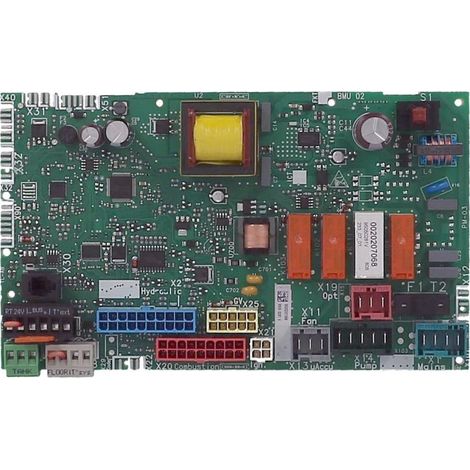 Saunier Duval – Circuit imprimé pour chaudière – Longueur 200mm – Largeur 100mm – 4 contacts – Pouvoir de coupure 16A – 10028087