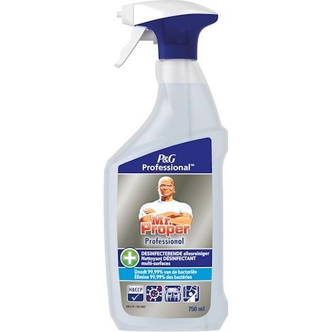 Nettoyant dégraissant multi-surfaces citron Mr Propre Flash propreté - Spray 800 ml (1/2)