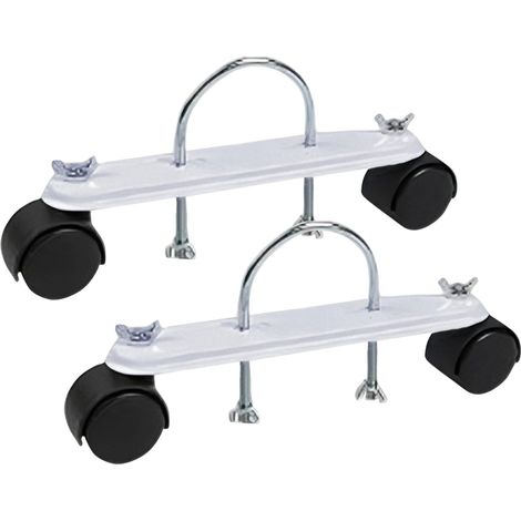 Support pour radiateur électrique, 2 pièces, mobile (1/5)