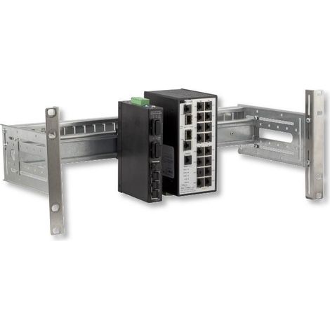 Supporto universale EFB da 19 pollici argento per rack (1/2)