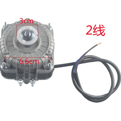 Kühlventilatormotor für Kühlschränke/Gefrierschränke, Kondensatorlüftermotor, 40-W-Kondensator-Spaltpol-Asynchronmotor (1/4)