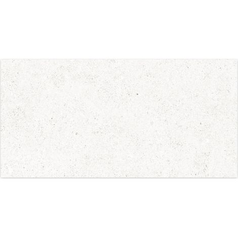 Carrelage effet Béton Blanc 120x60x0,9 cm In&Out Arvelis - Sol et mur intérieur et Sol extérieur (vendu par carton de 1,44 m²) - RO'MA CARRELAGE