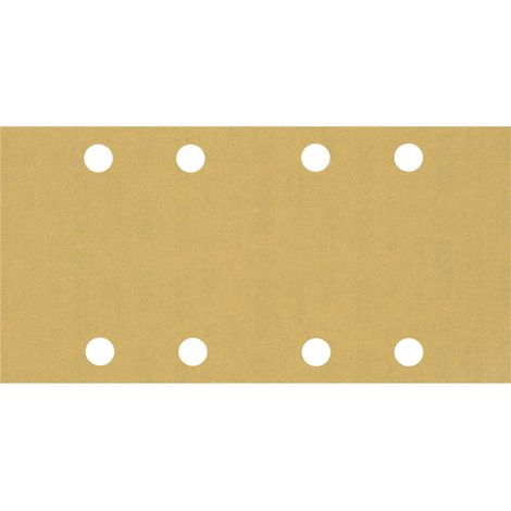 PAPIER ABRASIF POUR PONCEUSE VIBRANTE BOSCH ACCESSORIES EXPERT C470 2608900857 PERFORÉ GRAIN NUM 180 (L X L) 230 MM X 93 MM 10 P
