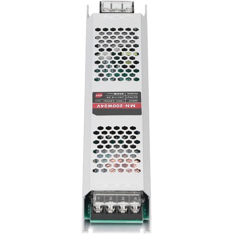 Alimentation LED CTG 200 W, transformateur étanche IP68, adaptateur à découpage 24 V CC (1/5)