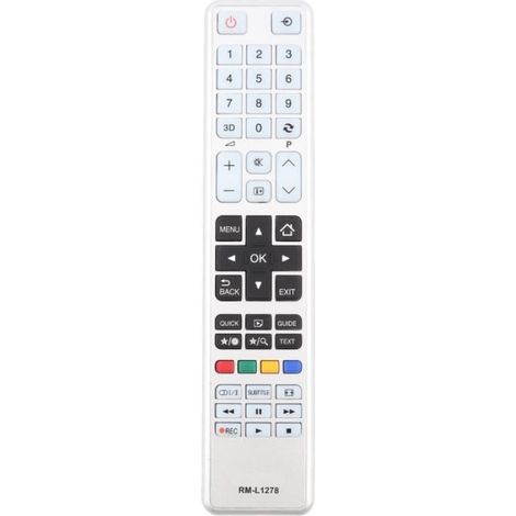 Télécommande TV - Toshiba - CT-8035 - Portée 8-16 m - Matériau ABS - Compatible avec plusieurs modèles (1/4)