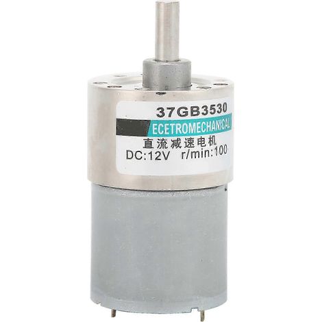 DC12V XD-37GB3530 Mini-Hochdrehmoment-Motor-Getriebe aus Kupfer für Mikromechanik, 100 U/min, hohes Drehmoment (1/5)
