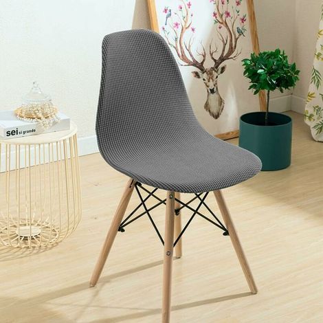 Green Mobility-Housse de chaise de salle à manger en jacquard extensible sans accoudoirs Housses de chaise amovibles et lavables pour cuisine, banquet, maison, hôtel, chaises latérales, housse de sièg (1/5)