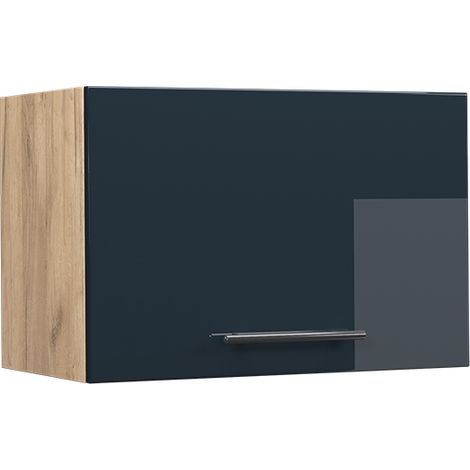 Pensile da cucina Fame-Line, Blu scuro lucido, 60 cm Piatto, Vicco