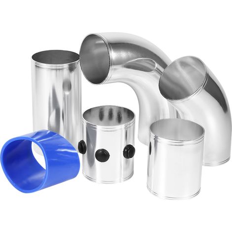 Tuyau d'admission universel à cinq sections de 76 mm, tube multifonctionnel en aluminium, exclusivité entrepôt à l'étranger (1/5)