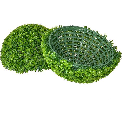 TrAdE Shop Traesio - Pianta Artificiale Palla Diametro 45cm Decorativa Finta Verde Erba Sintetica -