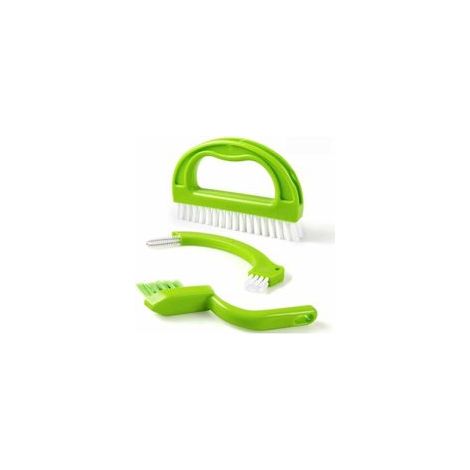 Brosse de nettoyage pour joints de carrelage, brosse 3 en 1 pour salle de bain, cuisine, douche et sol, T-Audace (1/5)