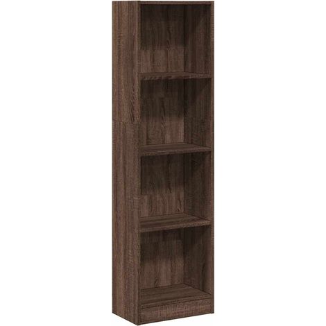 Maison Exclusive - Bücherregal Braun Eichen-Optik 40x24x143 cm Ho