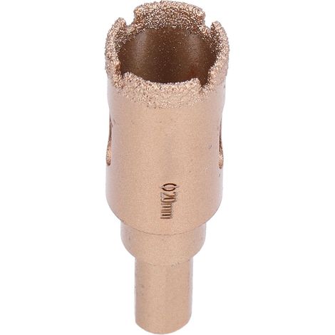 20-mm-Diamantkernbohrer für Glas, Granit, Marmor, Keramik, Fliesen, Kaltlochsäge (1/5)