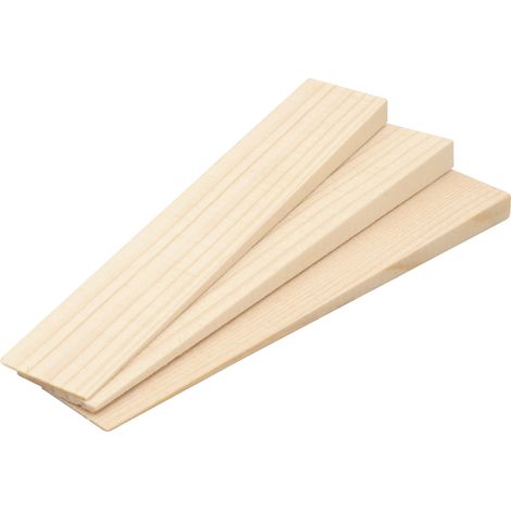 Holzkeile 14 x 2,3 x 1,0 cm Fichte - 12 Stück Verlegehilfen (1/2)