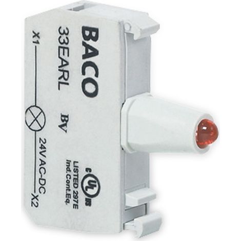 BACO Befehls- und Meldegeräte, 33EAYH, LED-Element, 3,7W, gelb
