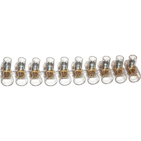 10pz stecca morsetto elettrico 4.0mm cappuccio forbox connettore isolante filo (1/4)