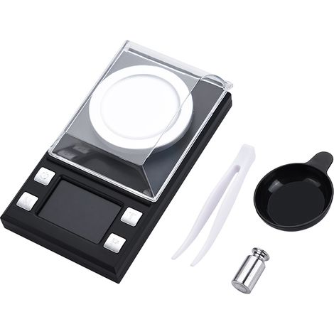 Balance numérique LCD portable haute précision 0,001 g pour bijoux et or, pèse-objets électronique de poche (10 g) (1/5)