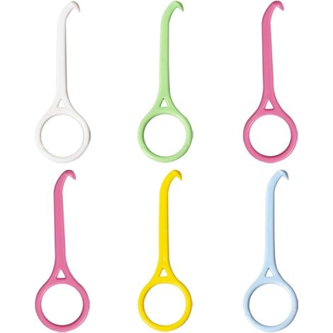 Outil De Retrait D'Aligneurs - En Plastique ABS Et Silicone - Pour Gouttières Invisalign Et Rétenteurs - Lot De 6 Pièces