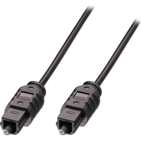 LINDY 35210 Toslink Audio Cavo [1x Spina Toslink (ODT) - 1x Spina Toslink (ODT)] 0.50 m Nero (1/5)