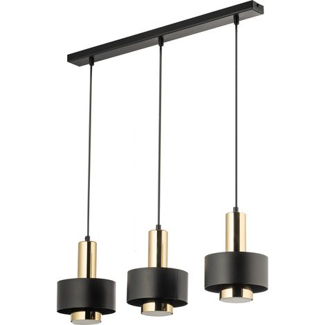 Suspension minimaliste noir/or RIF LUX 3 GX53 Sigma (1/2)