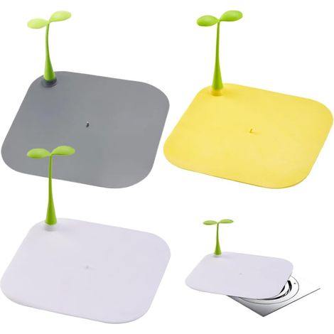 3 Pcs Protection de Drain de Silicone, Filtre Evier pour Cheveux Baignoire, Douche, Vidange, Cuisine, Bain, Buanderies (1/5)
