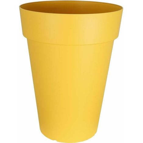 Riviera SOLEILLA macetero amarillo 53 cm resistente (1/2)
