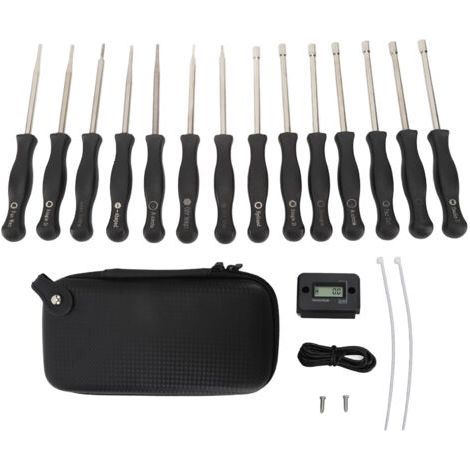14pcs ABS Carburetor Adjustment Tool, Portable Carburetor Adjustment Tool for String Trimmers, Chain Saws, Leaf Blowers (1/5)
