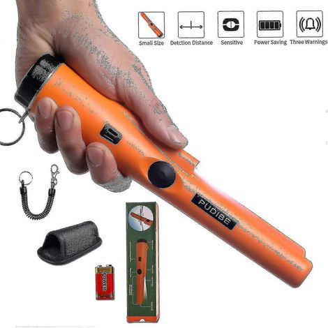 Vollständig wasserdichter Metalldetektor-Pinpointer inklusive 9V-Batterie