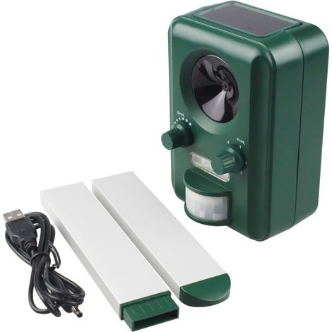 Repelente Electronico Solar para Aves y Animales AQUACENTER (1/3)