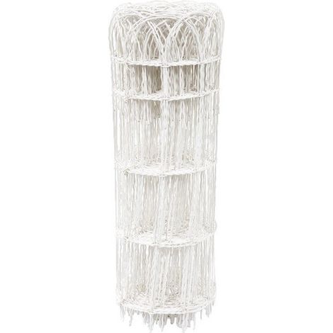 Bordo Parigino Recinzione in Plastica Altezza 0,65m Lunghezza 10m Bianco -filiac
