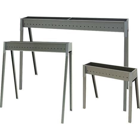 Barbecue per spiedini con piedi Spiedo Grill El Gaucho - 50x32xH49 cm. - Braciere: 50x11 cm.