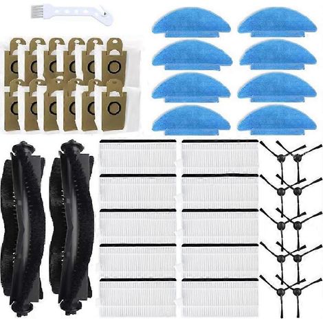 Brosse latérale à rouleau principal, filtre HEPA pour aspirateur Everybot Q3 Plus/Q3 TESLA AI300 PLUS, pièces détachées, chiffon de nettoyage, sac à poussière et accessoires (1/5)