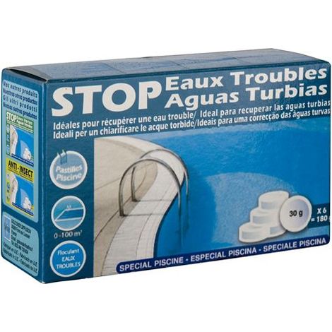 Pastiglie per piscina Stop Acque Torbide GRE