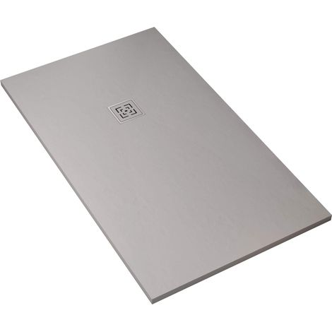 Piatto Doccia in Pietra 80x120 cm Bonussi Canton Grigio Chiaro (1/5)