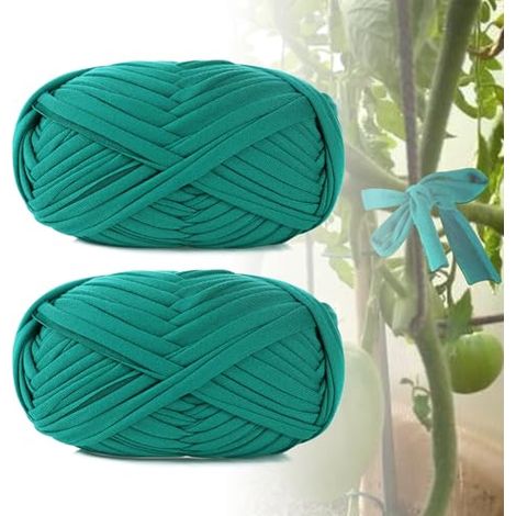 2 Rolle 30M Pflanzenbinder Weich,Pflanzenband Garten,Gartenpflanzenband,Verstellbarer Pflanzenbinder,Bio Stretch Weiche Pflanzenbänder,Flanzen Befestigung für Fixierung Kletterpflanzen,Rose,Gurke