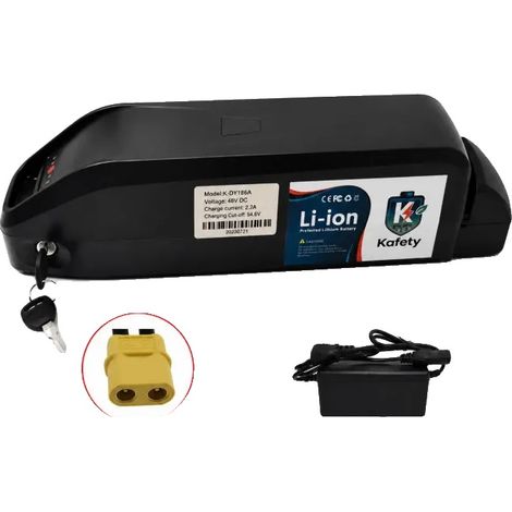 Pack de batterie Ebike, capacité de 30000mAh, technologie lithium-ion, Batterie 48v-xt60 (1/2)