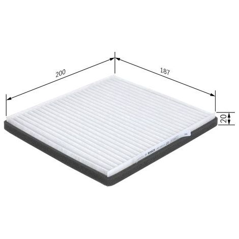 Filtre, habitacle - 1987435013 - BOSCH (1/5)