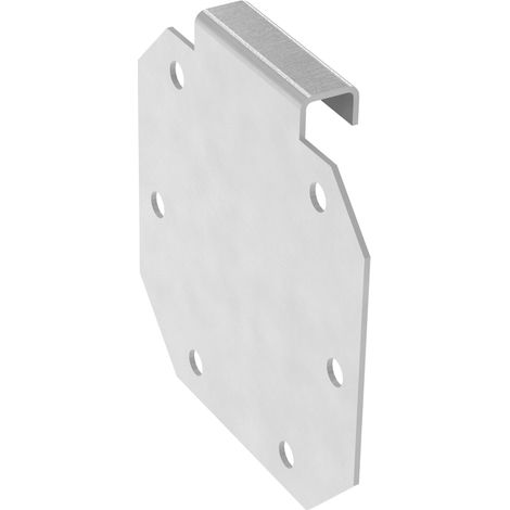 Schlitzrinne Typ20, Stirnwand, BH 70, 1.4301