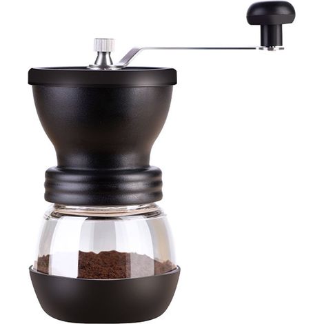 Moulin à café manuel avec réservoir à réglage manuel, petite machine à café manuelle (1/5)